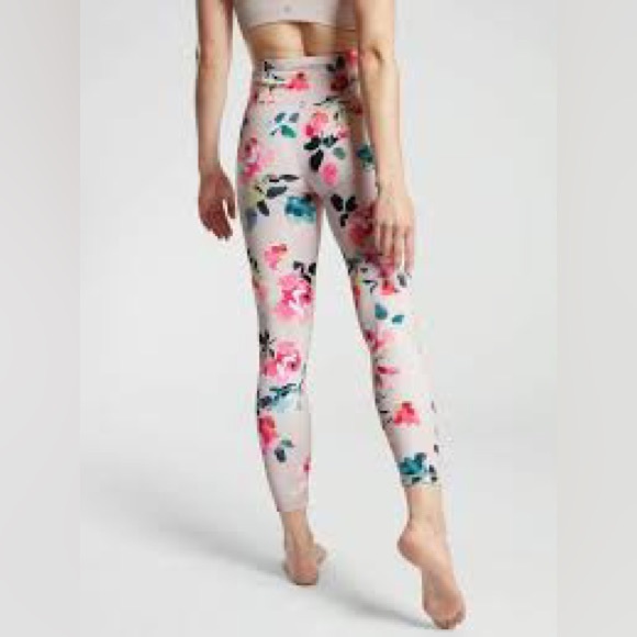Athleta Painted Flower Elation 7/8 Leggings - Picture 2 of 6